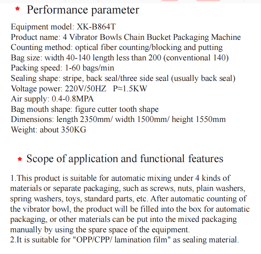 Automatic Feeding Packing Filling Sealer Making Bag Small Screws Packaging Machine With Coding