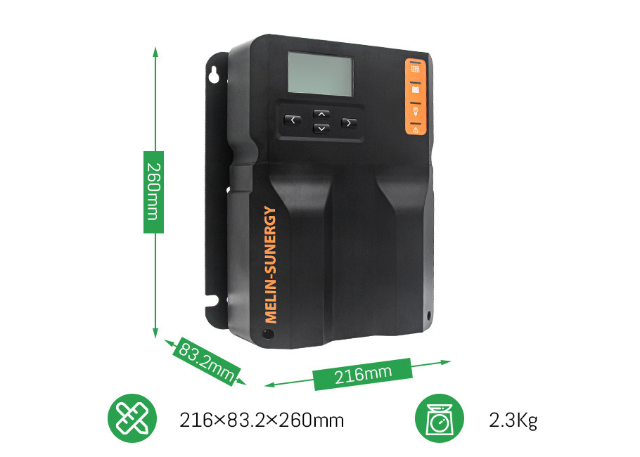 40A 12V 24V MPPT Solar Charge Controller With Max. 150V Input