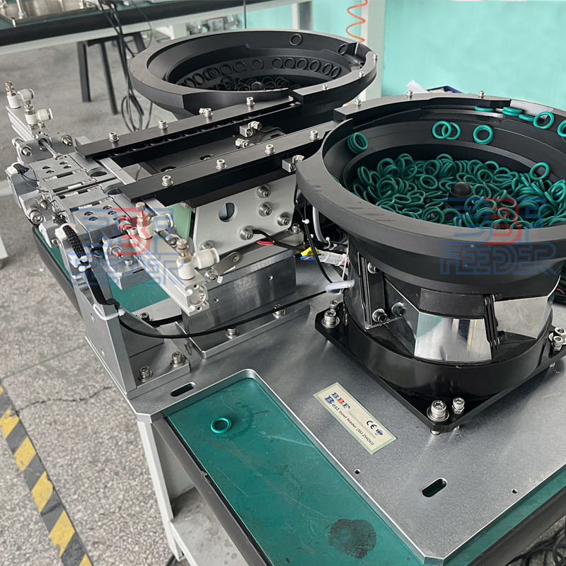 Electromagnetic Bowl Feeder Escapement Double Seal Ring Vibratory Cap Bowl Feeder