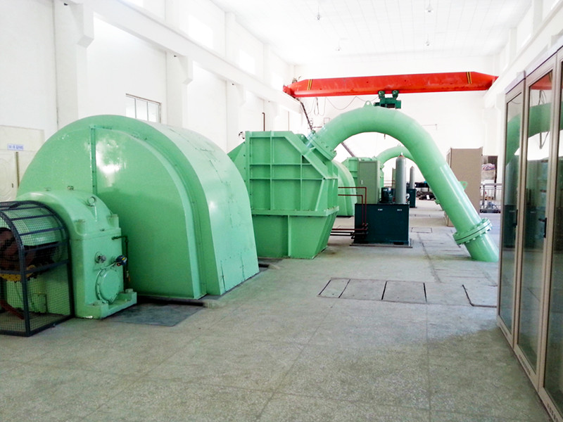 Hydropower Plants Pelton Turbine Generator , 1000 Kw High Head Water Turbine