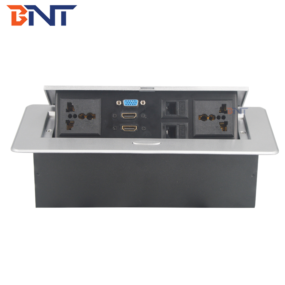 Guangzhou factory supply conference table pop up power outlet with cables
