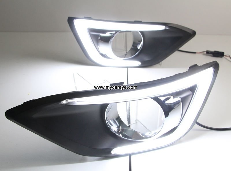 Chana CS35 2017-2018 LED DRL day time running lights driving daylight led replacement fog lights