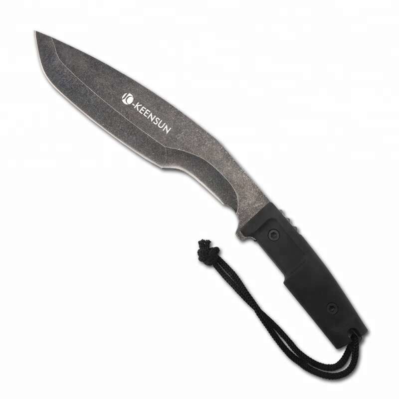 1.2ft Stainless Steel Hunting Machete Blade Styles 14.4in HRC 55