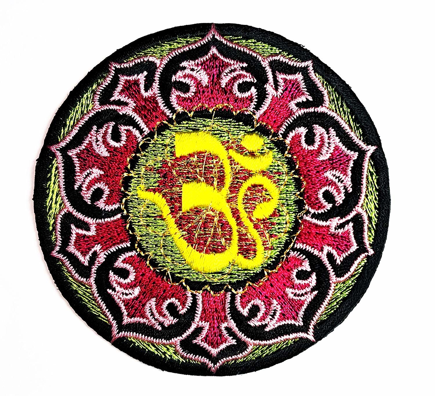 Decorative Applique Embroidered Cloth Badges Iron - On Backing