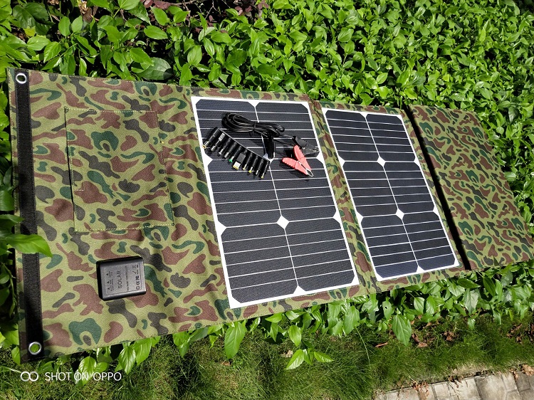 Portable Foldable Solar Panel 120w 100w Folding Solar Panel For Outdoor Hiking