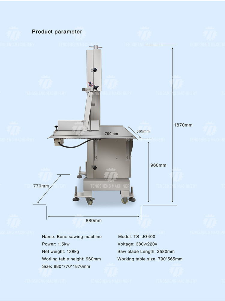 Automatic Kitchen Equipment Effective Ribs Cutting Machine Made of Stainless Steel