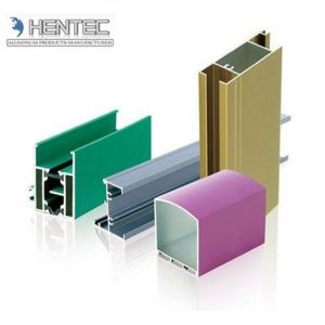 China Powder Painted Aluminum Window Extrusion Profiles Chemical / Mechanical Polishing on sale