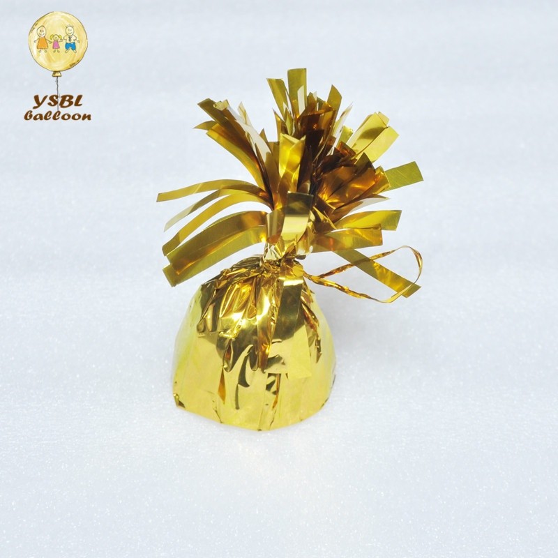 Metallic Wrapped Foil Balloon Weights , Candy Shaped Wedding Decor Accessories