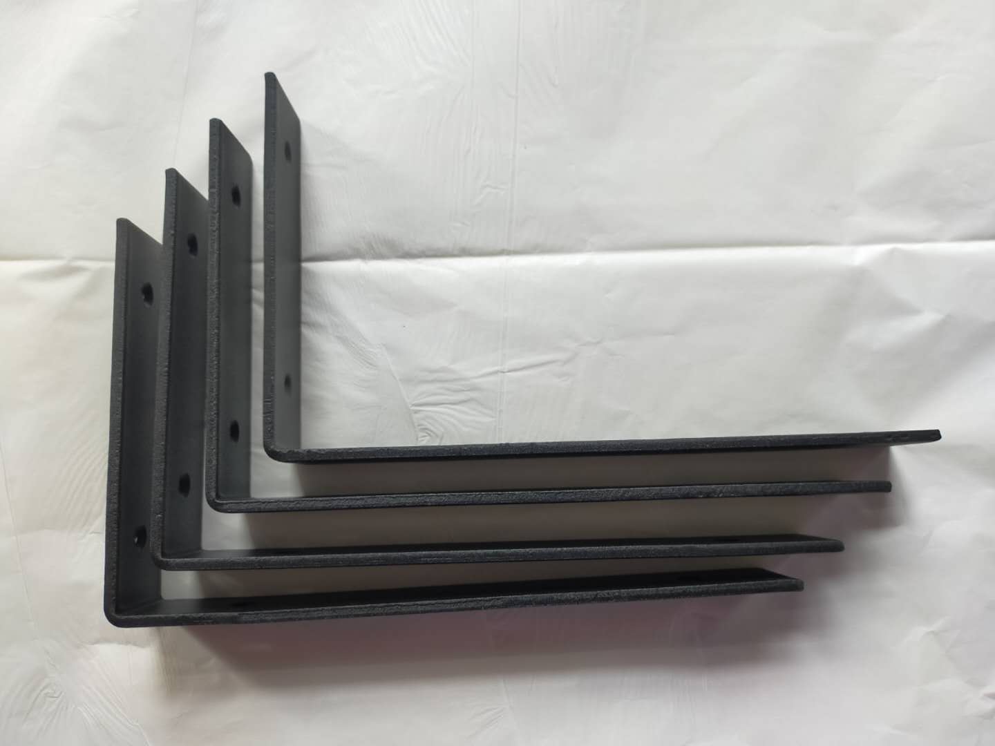DIY Heavy Duty Carbon Steel Rustic Iron Metal Wall Floating Shelf Bracket Accessories