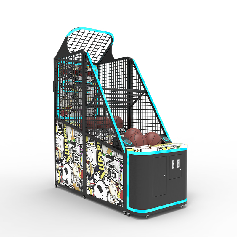 Interactive Coins Operated Basketball Pro Arcade Game Indoor Sports 80W