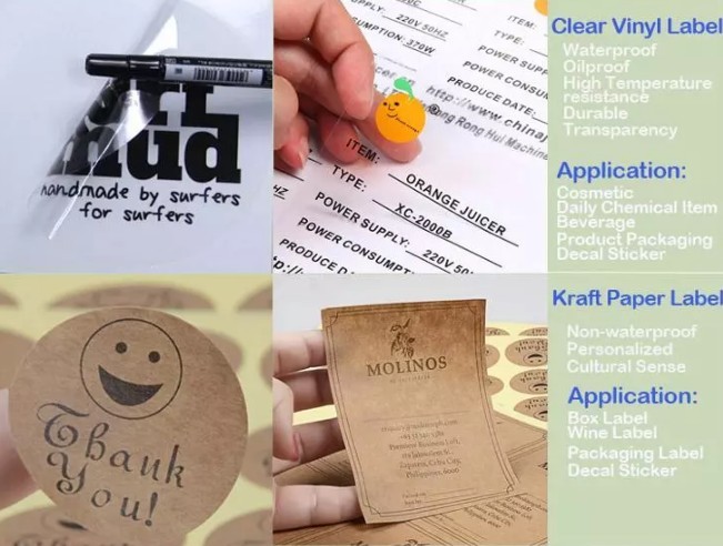 OEM/ODM Printing Thermal transfer labels/Direct thermal labels/Barcode Labels for Dymo/Zebra//Honeywell printer