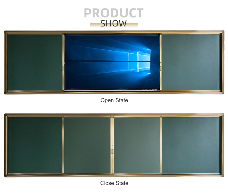 Ultra HD Smart Touch Screen Blackboard Digital Board Push Pull Blackboard