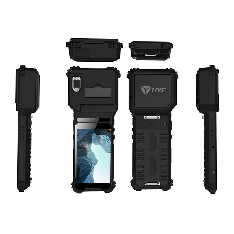 IP54 6000mAh Rugged Android Tablet Pos Terminal Plastic Biometric With Printer