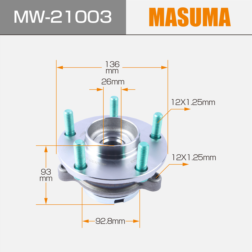 1997-2012 Year Car Spare Parts WHEEL HUB ASSY Rear Bearing For INFINITI FX35 40202-4GA0A