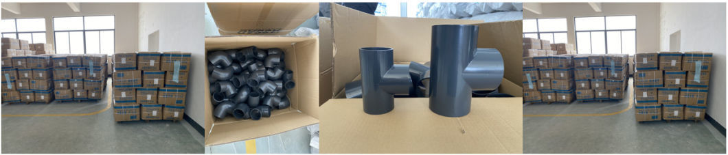High Quality Pn12.5 and Pn16 PVC Cross Tee Pipe Fittings for Water Supply!