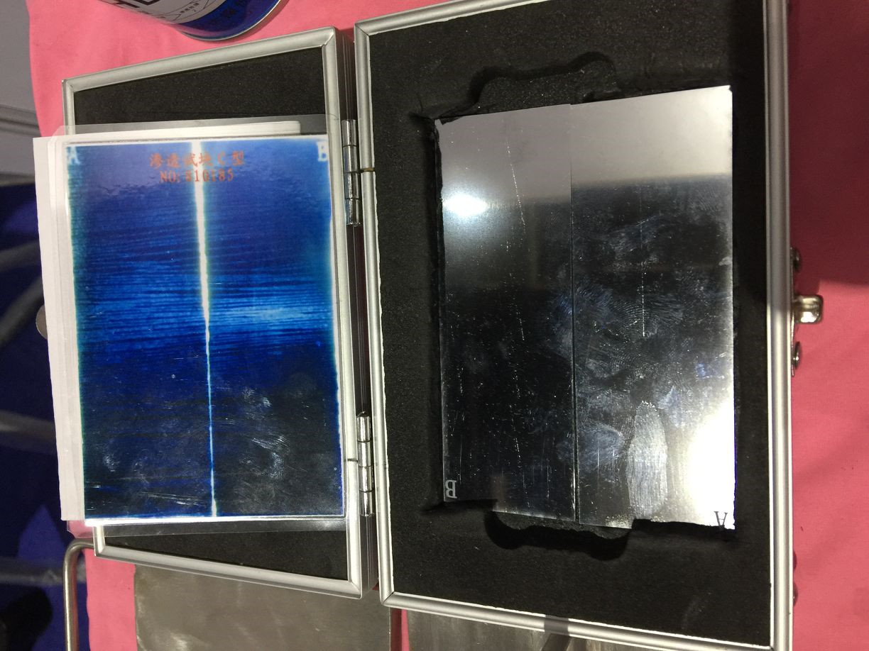 5 Points Chrome Plating Penetrant Testing Block YM-C Type C