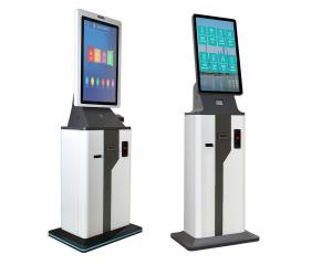 Buy cheap Online Access Airport Check In Kiosk System With Card Reader And Printer product