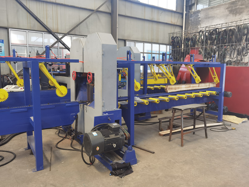 Vertical Band Saw Lumber Mill Industrial Sawmill Equipment 350mm Dia