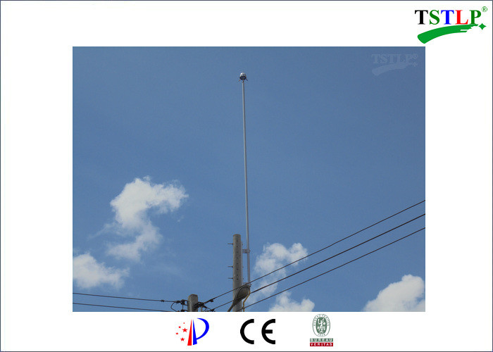 Stainless Steel Lightning Rod System , Exterior Direct Home Lightning Protection System