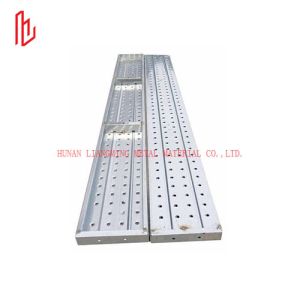 Buy cheap 240*45mm Scaffolding Metal Planks BS1139 Steel Galvanized Scaffold Planks from wholesalers