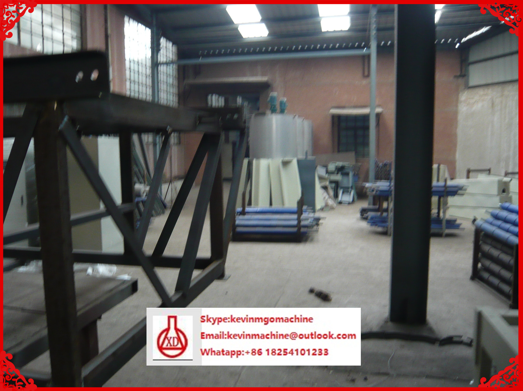 Fireproof Corrugated Board Making Machine with Board Thickness Control Function