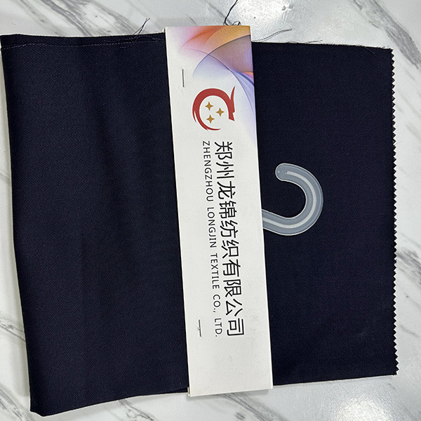 Blue Printed Fire Retardant Fabric Roll Plain Twill Fire Resistant Fabric For Clothing