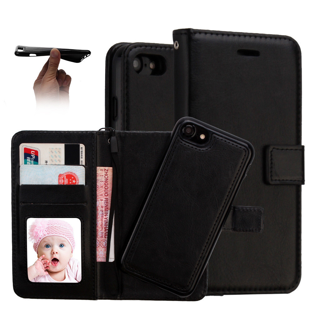 iPhone XR Case,2 In 1 Magnetic Wallet Case Detachable Cover For iPhone 6/7/8/X/XS/XR/XS MAX,Samsung Galaxy S8,S9
