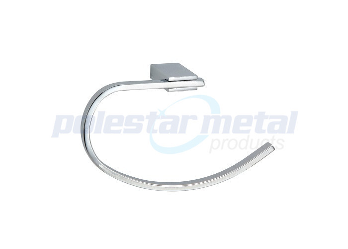 6-1/3" Width Polished Chrome Zamak 4600 Series Collection Towel Holder