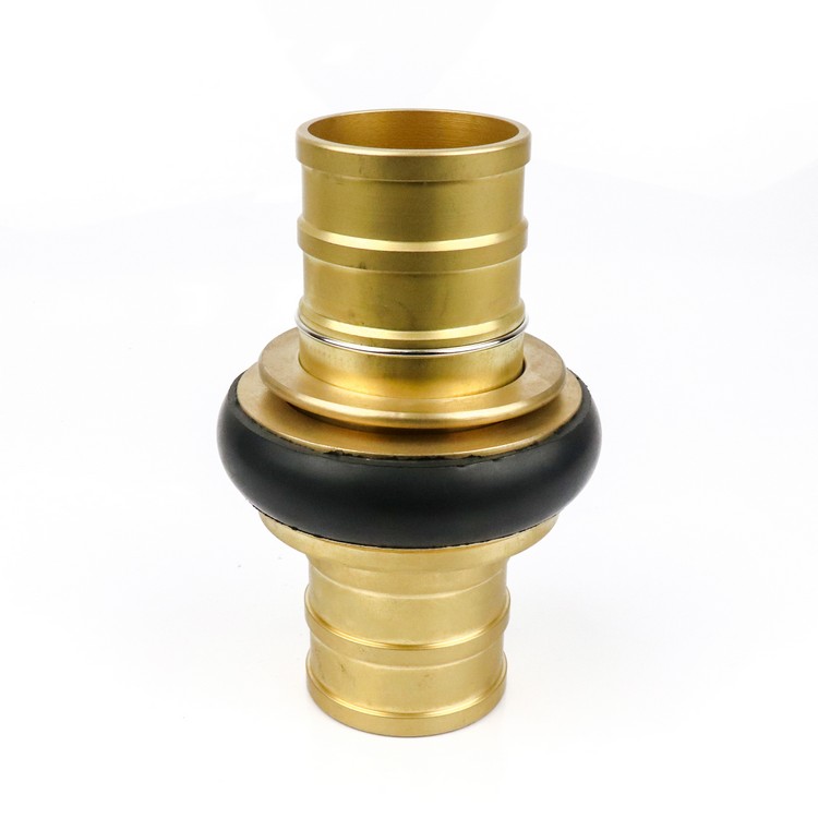 JIS standard or non standard hot selling brass material fire fighting equipment machino hose coupling
