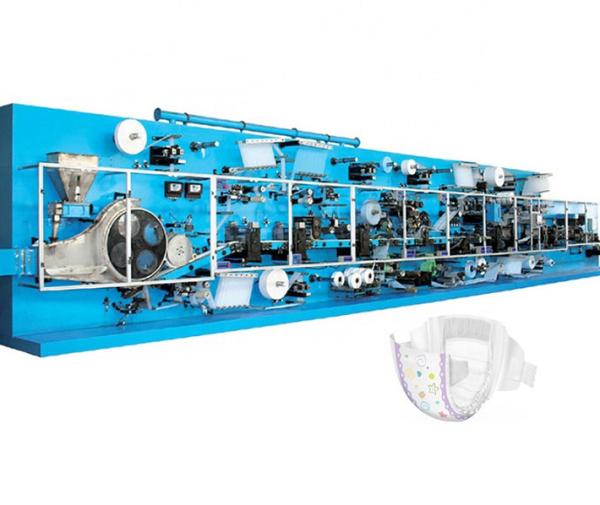 300piece/Min 380V 50HZ Diaper Production Plant / Baby Diaper Making Machine