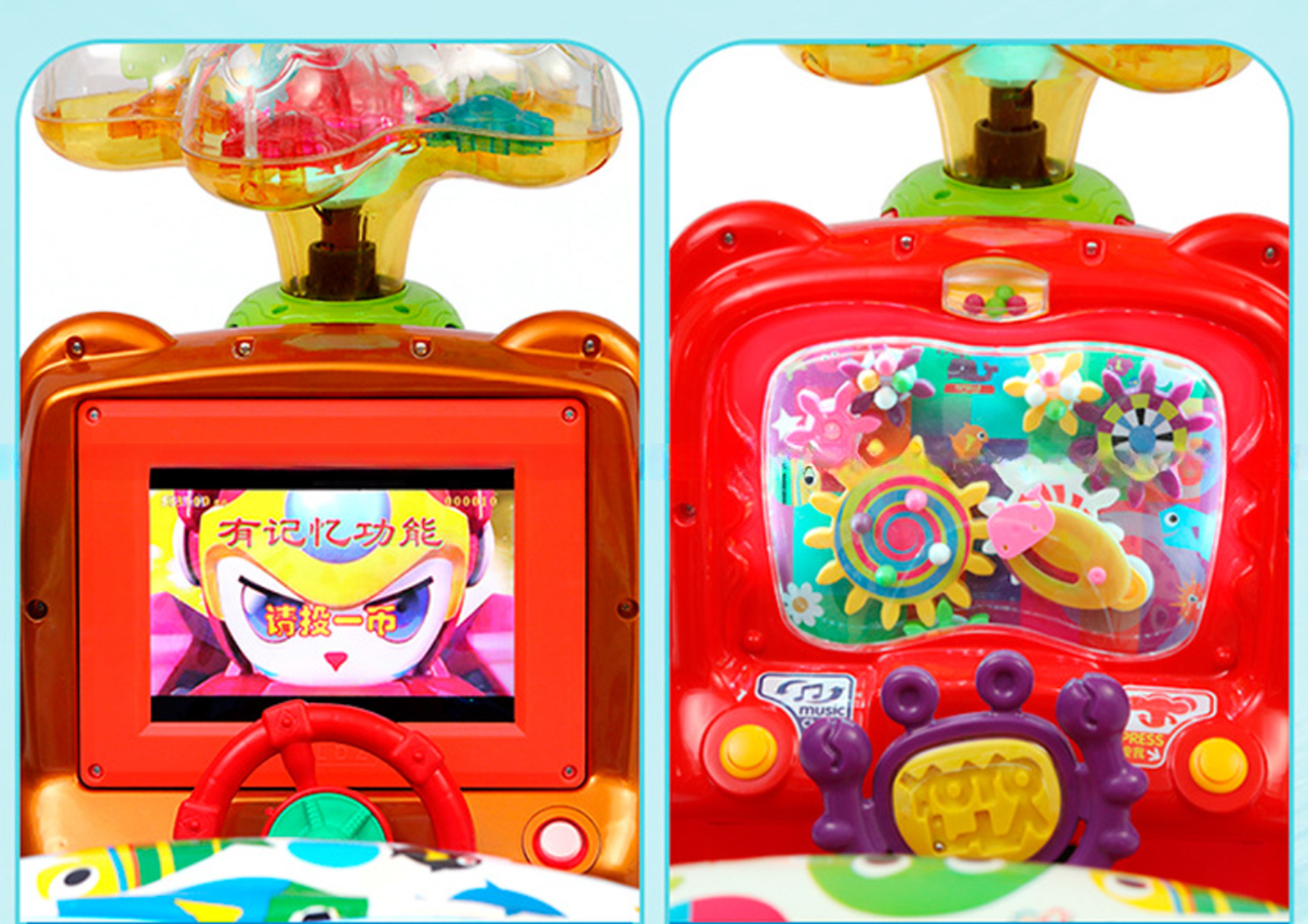 Dreamland game machine factory Kiddie Rides Coin Operated Baby QQ Whale kiddie ride with music