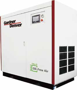 50Hz ENVS7 ENVS11 Oil-free Scroll Air Compressor Gardner Denver Industrial Solution