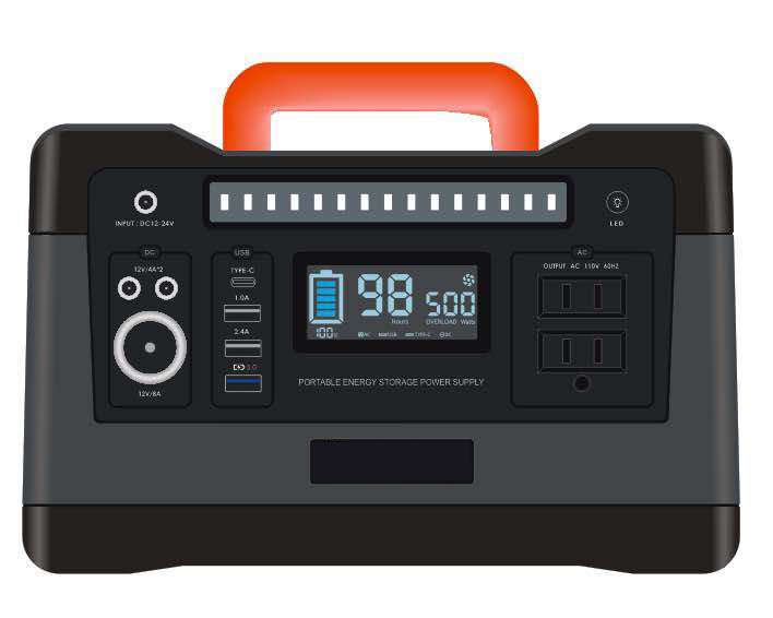 500W Portable Solar Powered Generator