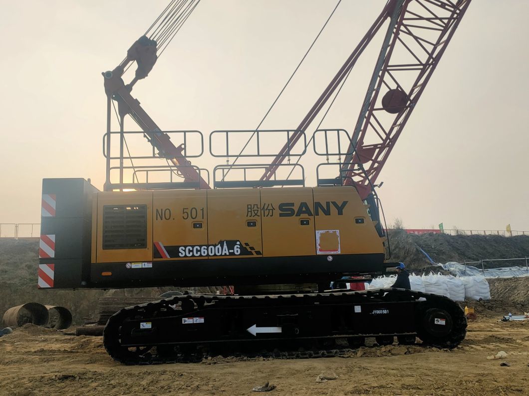Sell a 21 Year Old Sy Crawler Crane Lifting 60 Tons