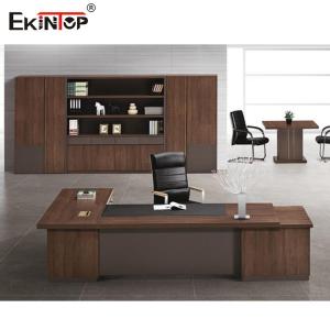 Buy cheap Brown Executive Wood Computer Desks For Home Office Modern Style OEM ODM product