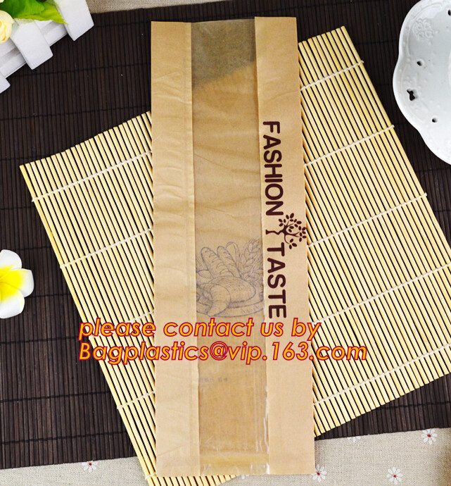 eco printed cheap recycled brown kraft bread packaging paper bags manufacturer in china,Bread paper Bag. Bread package b
