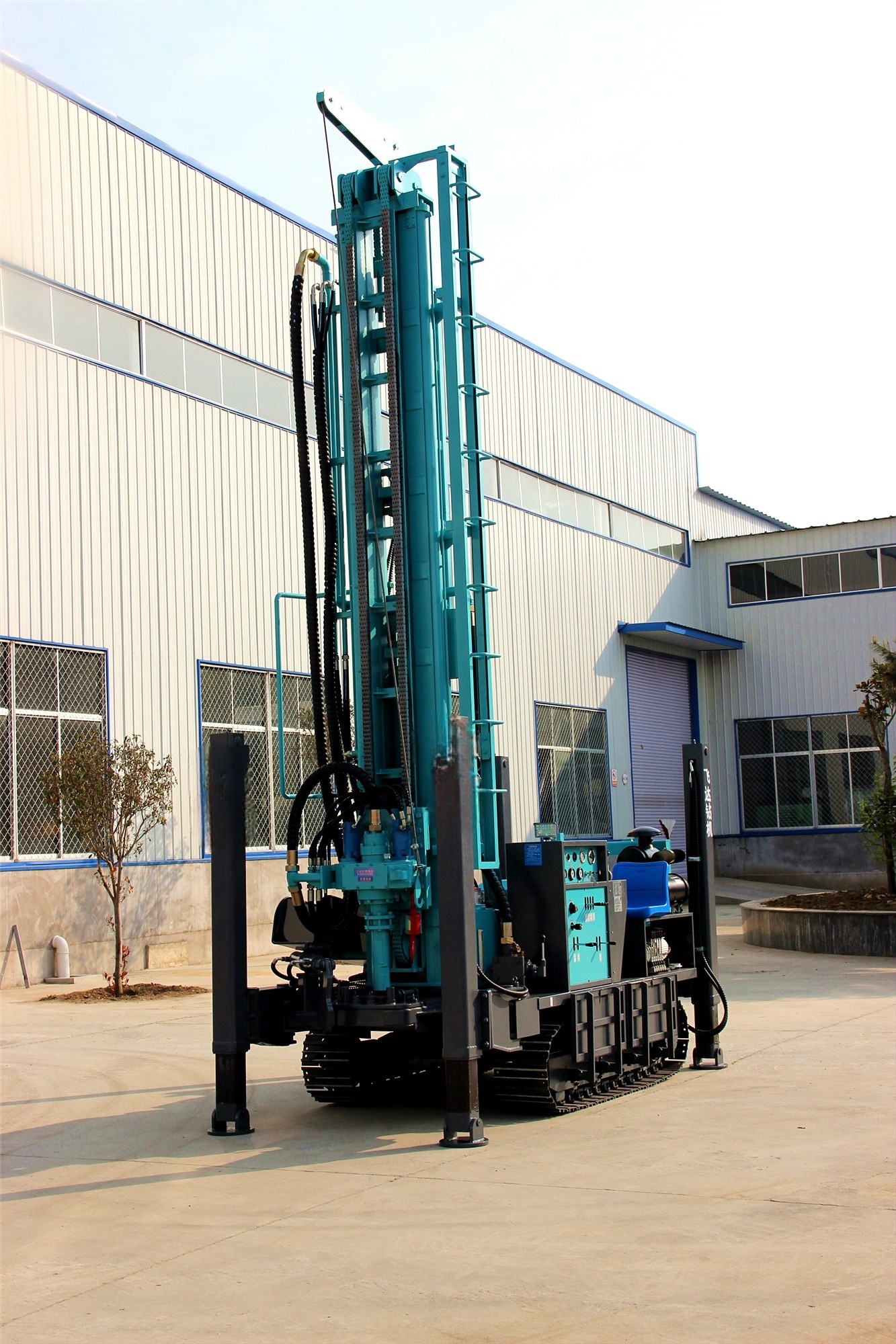350m 380m Dual-Power Hydraulic Drilling Rig Water and Air Dual-Use New Drilling Rig