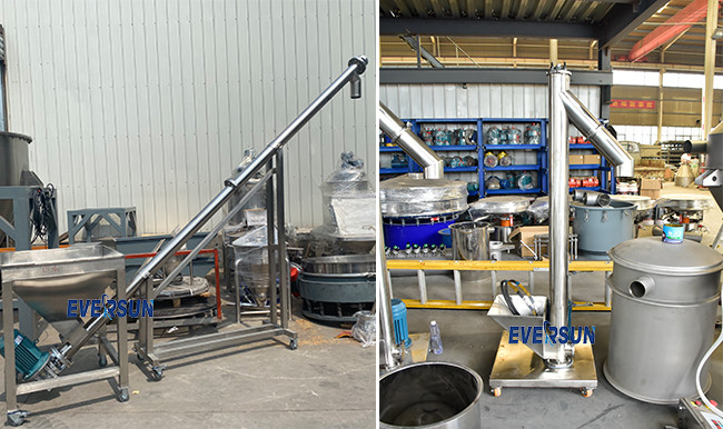 Customized Speed Tubular Screw Conveyor Flour Powder Screw Conveyor