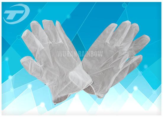 Quality Vinyl Exam Gloves Industrial / Medical Grade , Powdered And Powder Free Style for sale