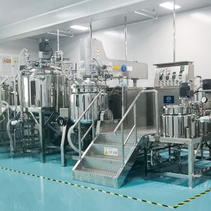 Steam Heating Vacuum Mixing Machine High Shear Mixer Homogenizer Customized