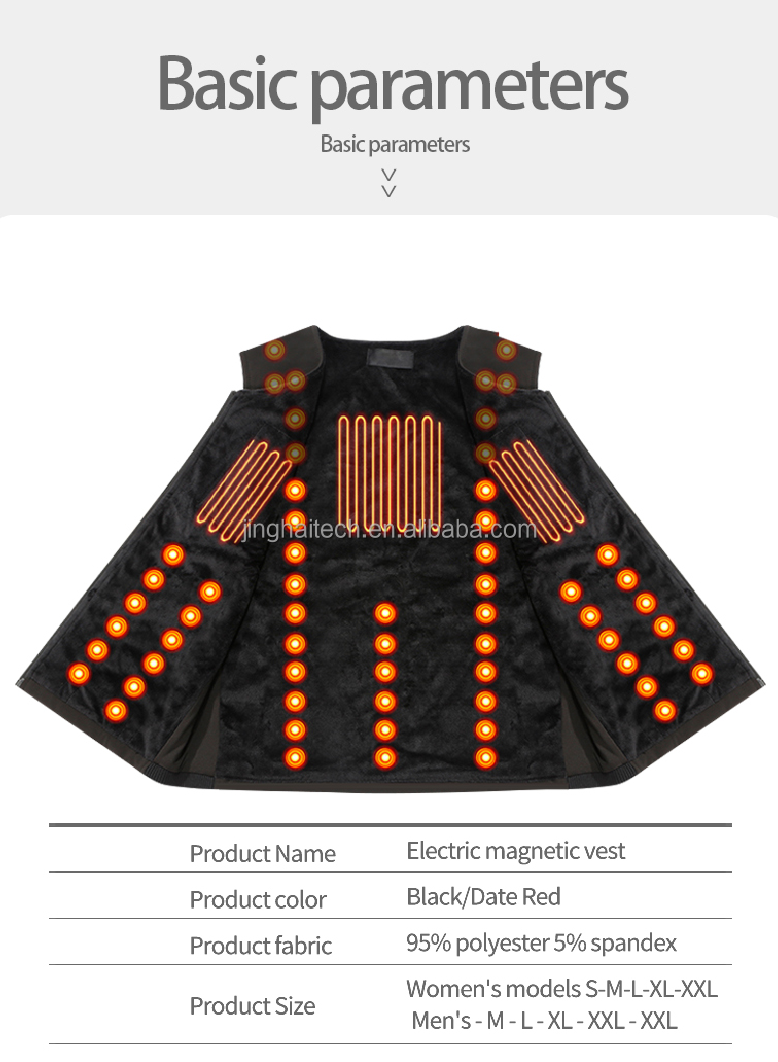 Intelligent Control Electric Heated Vest Polyester Smart Casual