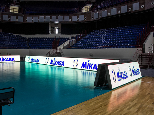 Football Basketball Match Score Board P10 Stadium Perimeter LED Screen Full Color Indoor/Outdoor