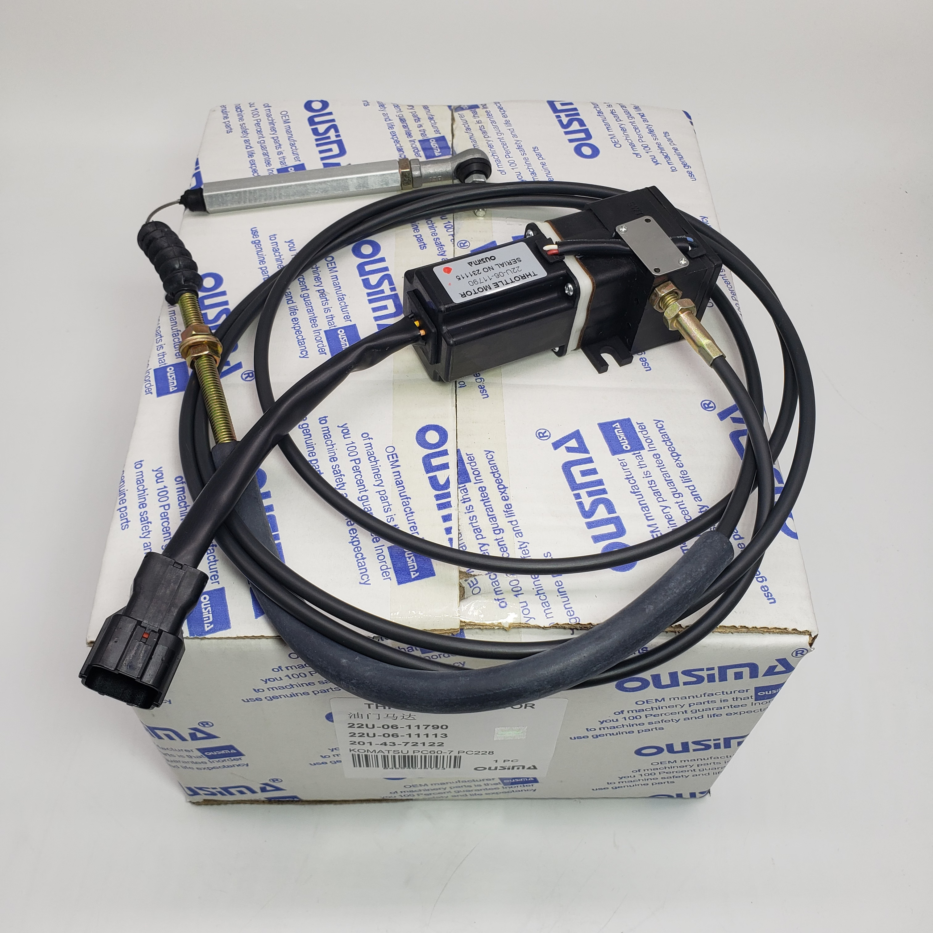 Throttle Motor 22U-06-11790 22U-06-11113 201-43-72122 For KOMATSU PC228 PC228US PC228UU