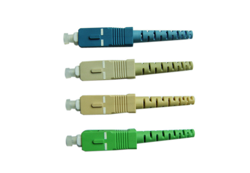 2.0mm PBT SM Duplex Optical Fiber Patch Cord Telecom Grade With SC / APC Connector