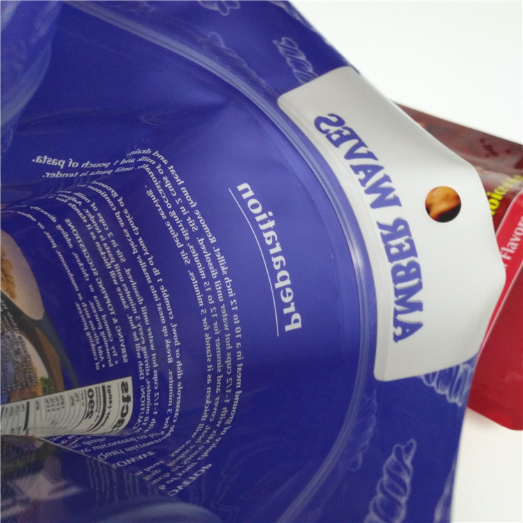 Digital Printing Snack Bag Packaging Stand Up Food Pouch Bottom Gusset Bag SGS FDA