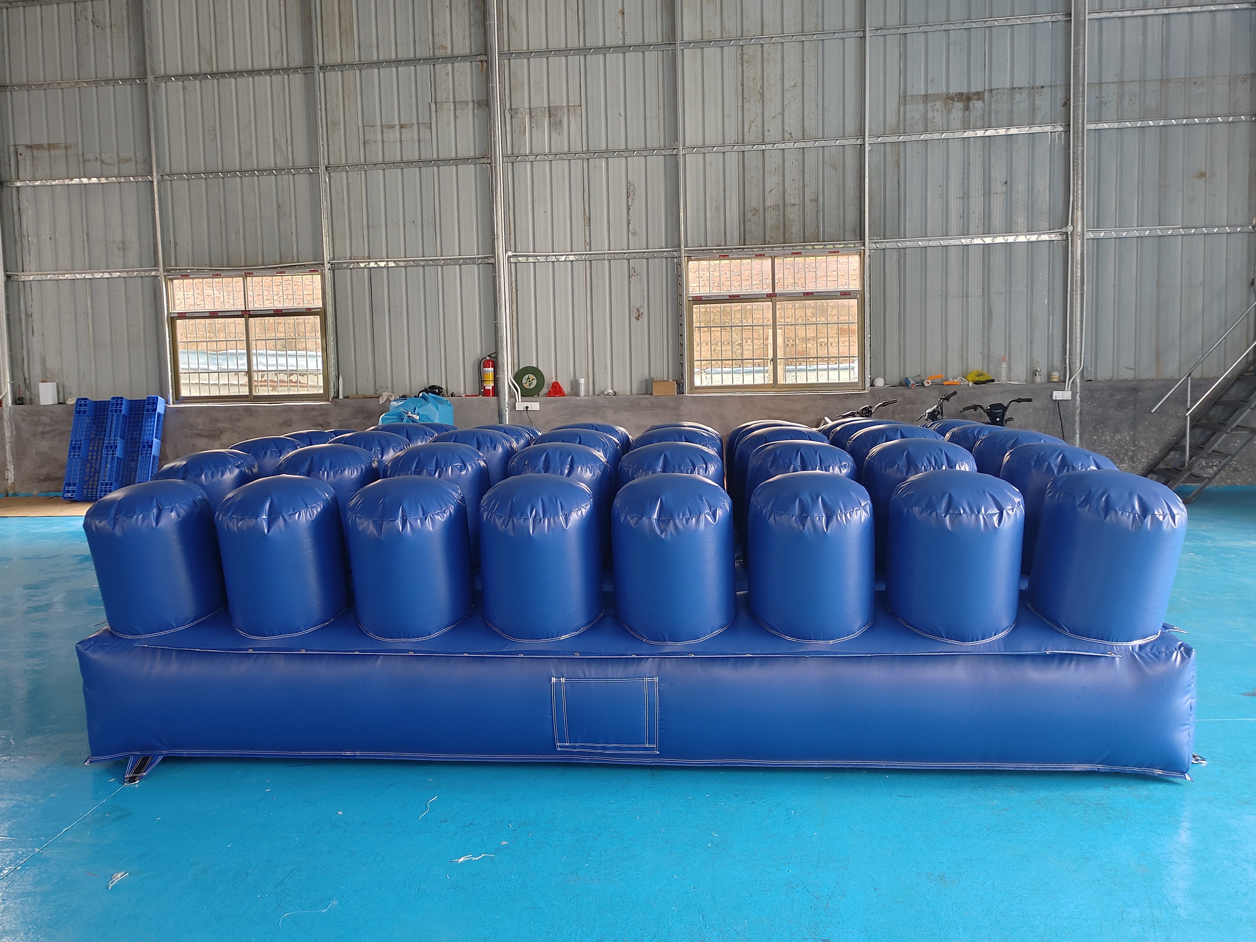 Commercial 0.55mm PVC Tarpaulin Inflatable Sport Game Inflatable Obstacle Course Game For Event