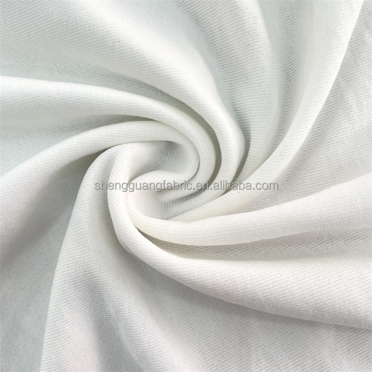 Unbleached Grey Fabric 4 way stretch Polyester Fabric at with Sample Frees Style