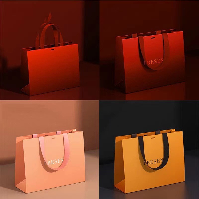 Custom Order Acceptable Boutique Shopping Bolsa De Papel with Customized Logo Printing