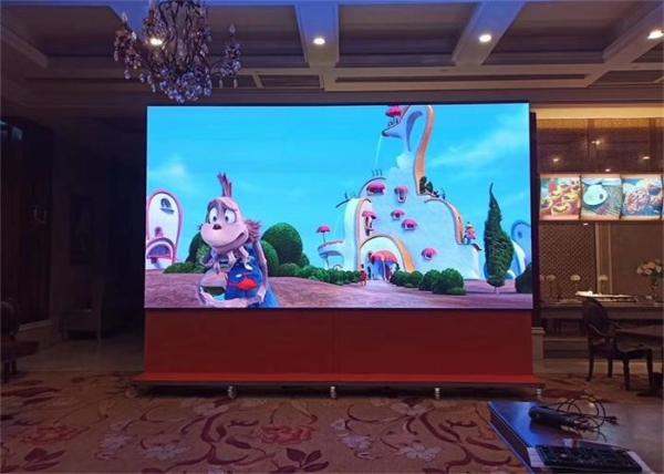 Front Open Magnetic Indoor Full Color LED Display 4mm Pitch Life span 100000