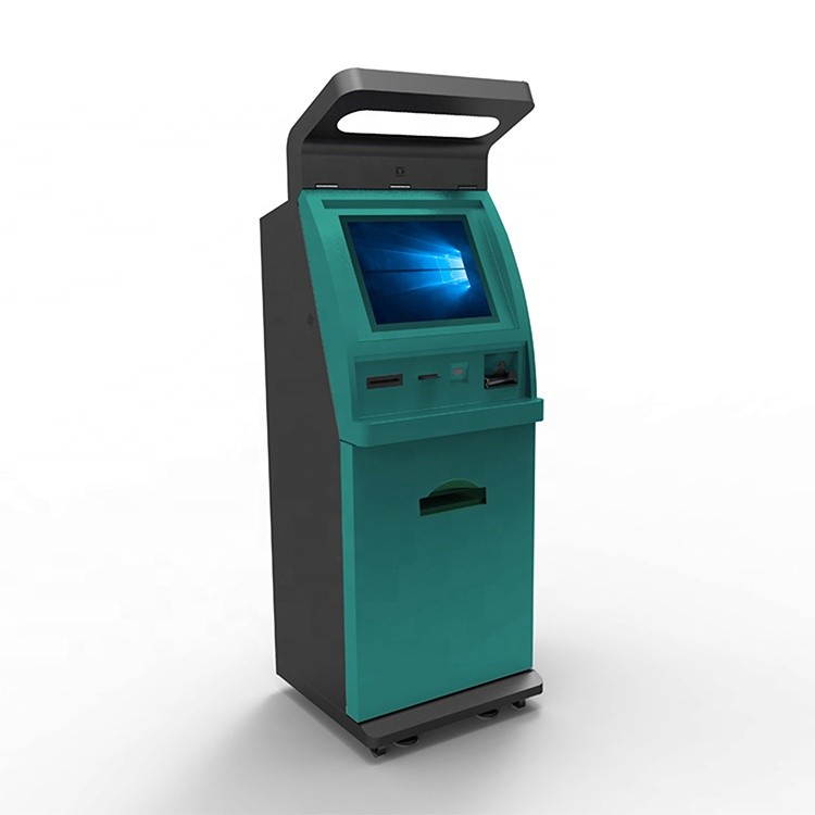 Cash Deposit Payment Bill Acceptor Kiosk Self Service Register Cash Machine